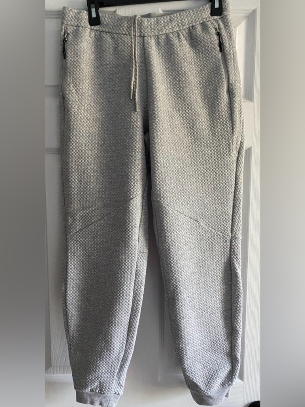 Men's FLX Jogger Textured Sweatpants in Light Gray